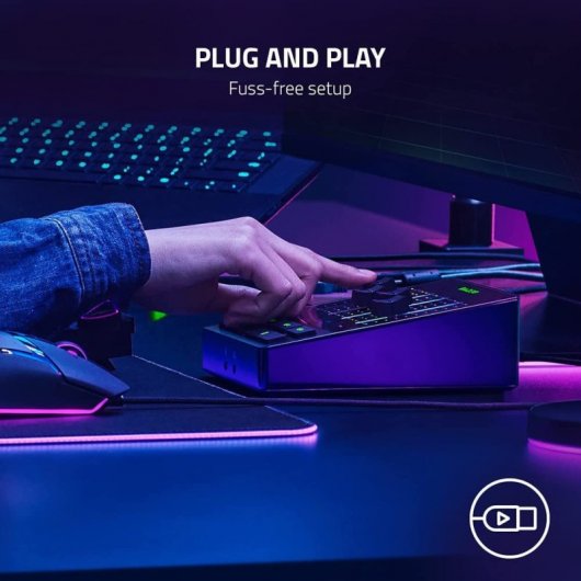 Razer Mixer Mezclador Audio 4 Canales Negro