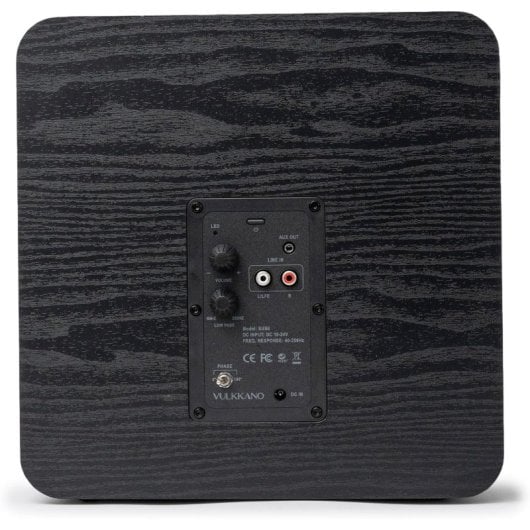 Vulkkano SUB8 Aktiv-Monitoring-Subwoofer, 80 W, Schwarz