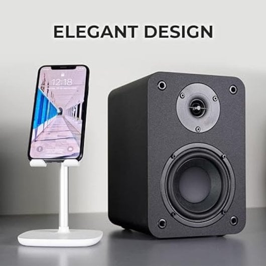 Vulkkano A4 Enceintes de monitoring actives Bluetooth 50W Marron