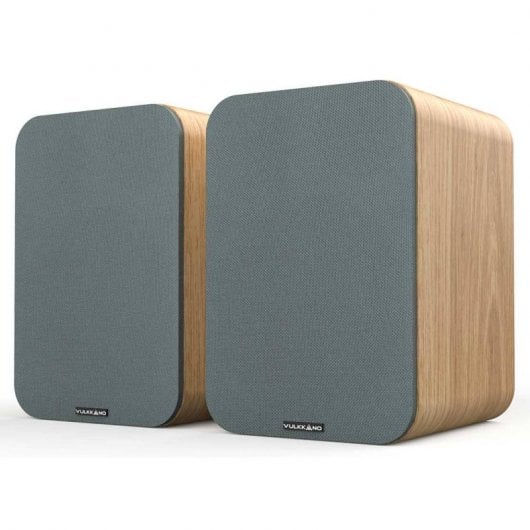 Vulkkano A4 Enceintes de monitoring actives Bluetooth 50W Marron