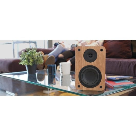 Vulkkano A4 Enceintes de monitoring actives Bluetooth 50W Marron