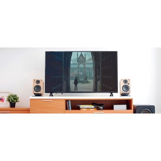 Vulkkano A4 Enceintes de monitoring actives Bluetooth 50W Marron