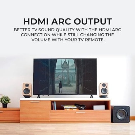 Vulkkano A4 ARC Altavoces de Monitorización Activos Bluetooth 50W Marrones
