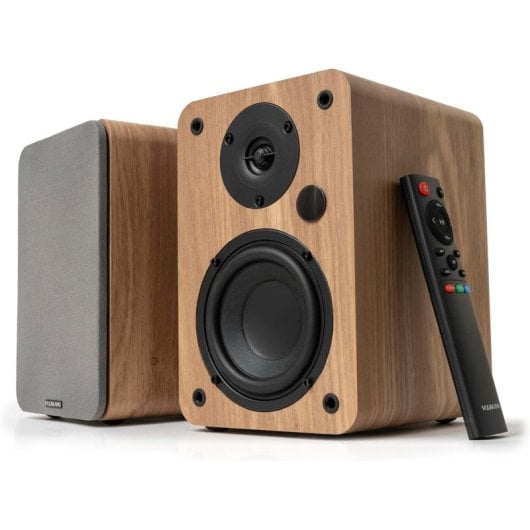 Vulkkano-A4-ARC-Altavoces-de-Monitorización-Activos-Bluetooth-50W-Marrones