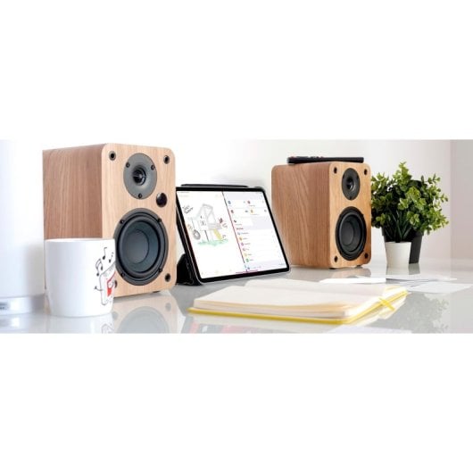Vulkkano A4 ARC Altavoces de Monitorización Activos Bluetooth 50W Marrones