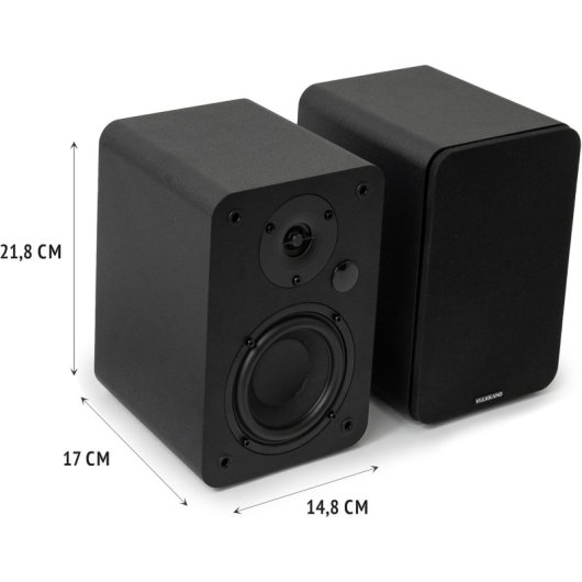 Vulkkano A4 ARC Enceintes de monitoring actives Bluetooth 50W Noir