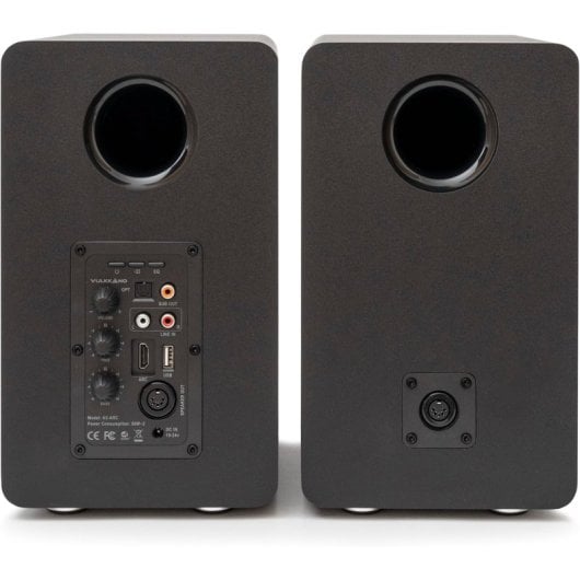 Vulkkano A5 ARC Enceintes de monitoring actives Bluetooth 100W Noir