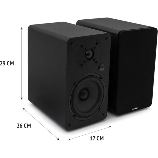 Vulkkano A5 ARC Enceintes de monitoring actives Bluetooth 100W Noir