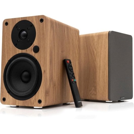 Vulkkano-A5-ARC-Altavoces-de-Monitorización-Activos-Bluetooth-100W-Marrones