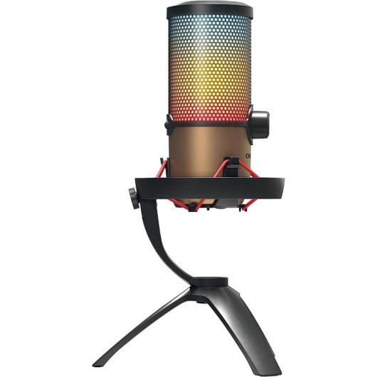 CHERRY UM 9.0 PRO RGB Nero, Rame Microfono da tavolo