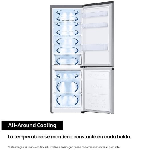 Samsung RB34C602DSA Frigorífico Combi No Frost D Acero Inoxidable