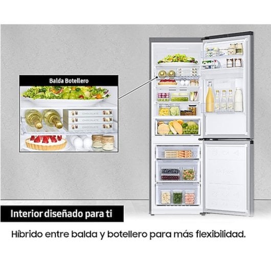 Samsung RB34C602DSA Frigorífico Combi No Frost D Acero Inoxidable