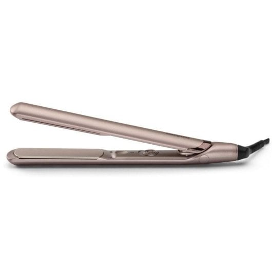Prancha de Cabelo Cerâmica BaByliss Smooth Glide 235ºC 2 Definições Desligar Automático Rosa