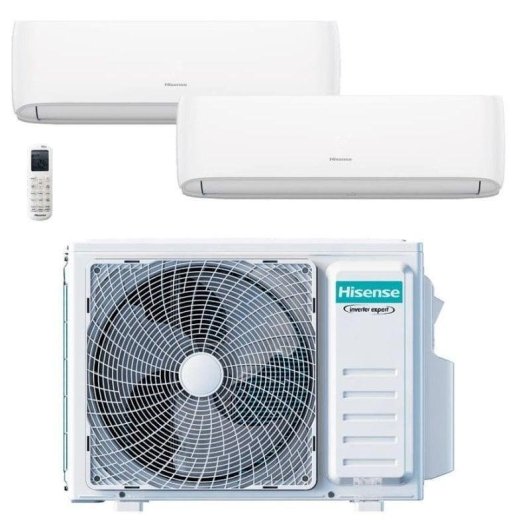 Climatiseur Multi-split 2x1 Hisense 2AMW52CF912 4,10 kW A++ Inverter Réversible Connecté