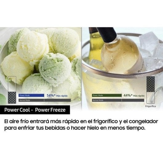 Frigorífico Combi Samsung RB38C605CWWEF No Frost 203cm 390L C Branco WiFi IA