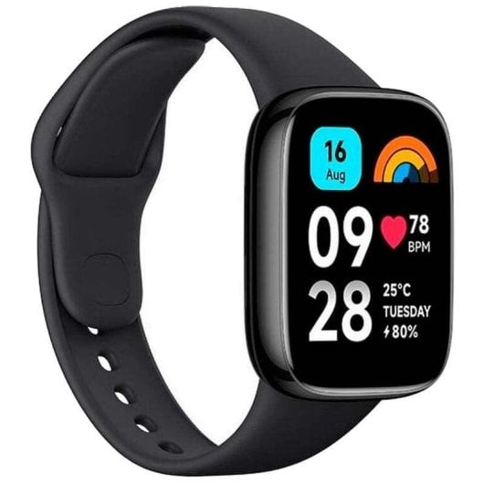 Xiaomi Redmi Watch 3 Active Bluetooth 47mm LED Noir Taille Unique 5 ATM SpO2 Pulsomètre