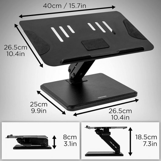 Duronic DML125 Soporte para Portátiles/Tablet hasta 13"