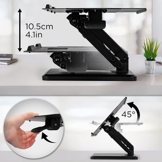 Duronic DML125 Soporte para Portátiles/Tablet hasta 13"