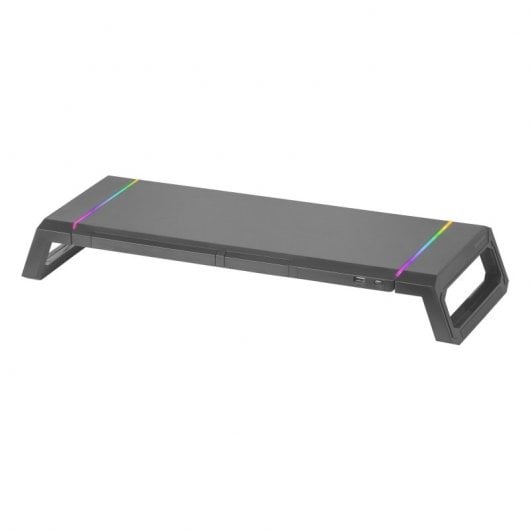 Mars Gaming MGS-One Soporte para Monitor Chroma RGB Tamaño Ajustable Negro