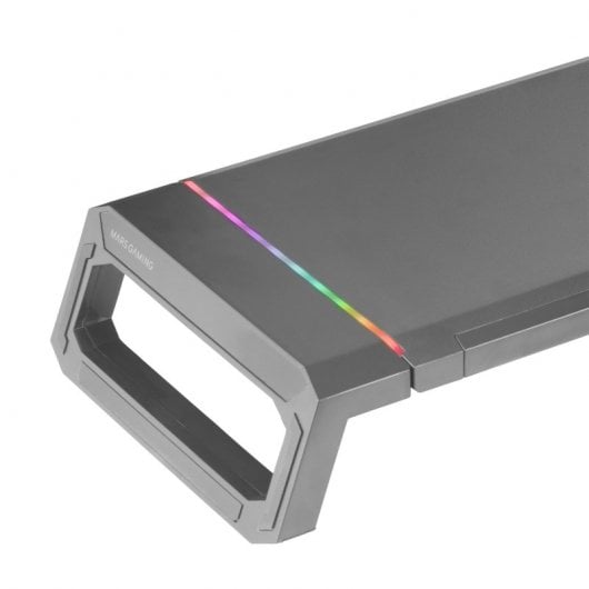 Mars Gaming MGS-One Soporte para Monitor Chroma RGB Tamaño Ajustable Negro