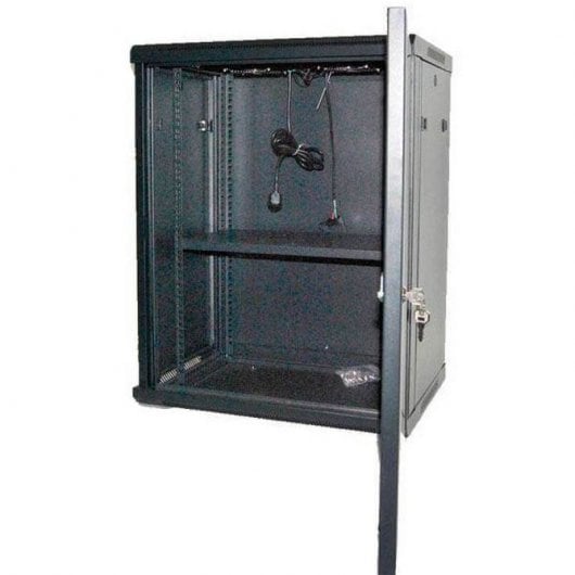 Powergreen Armário Rack 19" 18U 60x60cm com acessórios