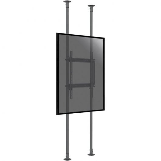 Kimex Soporte de Suelo-Techo Modo Retrato para TV 50"-100" Altura 300cm VESA 600x900 Máx. 90Kg