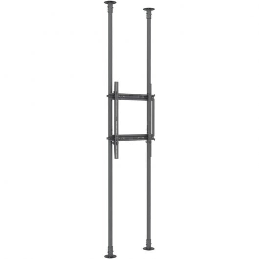 Kimex Soporte de Suelo-Techo Modo Retrato para TV 50"-100" Altura 300cm VESA 600x900 Máx. 90Kg