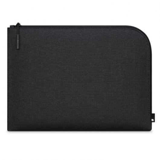 Custodia Incase Facet Sleeve in tessuto riciclato nero per MacBook Pro 15"-16"