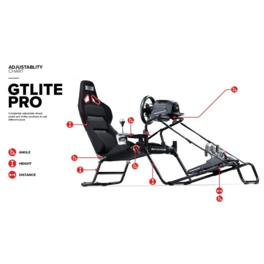 Next Level Racing GT Lite Pro Cabine Dobrável