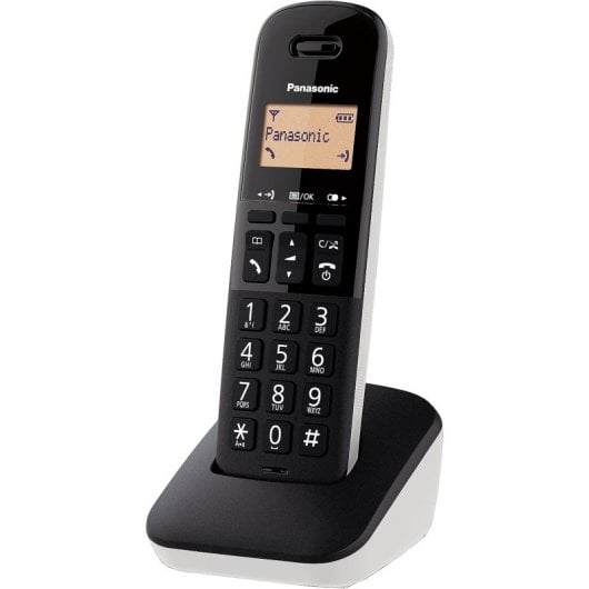 Telefono cordless Panasonic KX-TGB610SPW Nero/Bianco