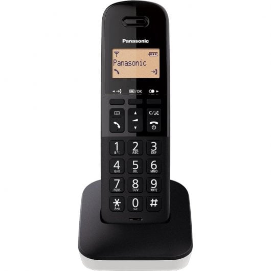 Panasonic KX-TGB610SPW Telefone Sem Fios Preto/Branco