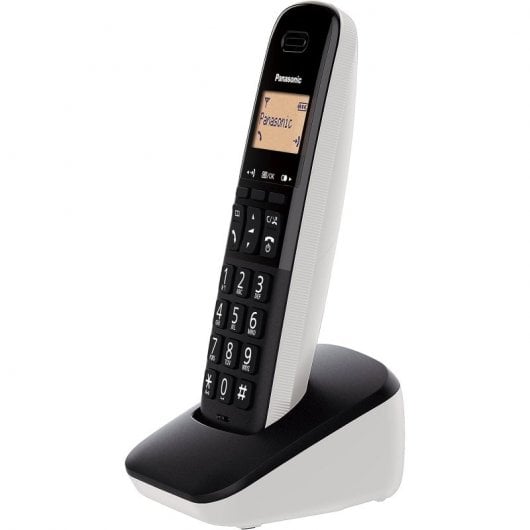 Panasonic KX-TGB610SPW Telefone Sem Fios Preto/Branco