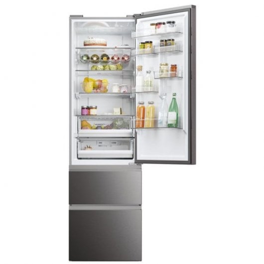 Haier 3D 60 Series 5 HTW5620CNMP Frigorifero Combinato 3 Porte No Frost C Acciaio Inox
