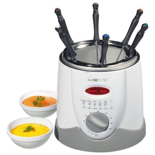 Clatronic FRR 2916 Fondue-Fritteuse 1L 6 Gabeln 900W