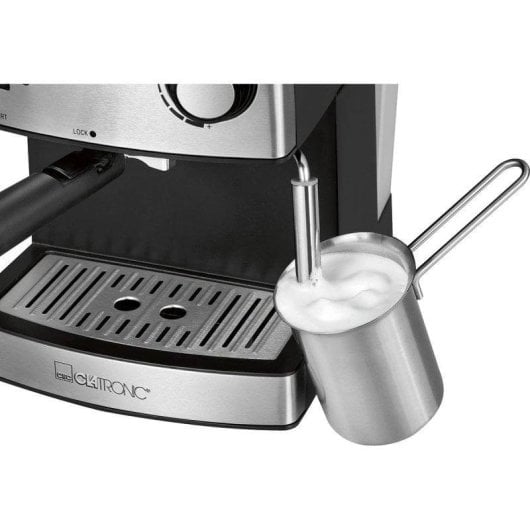 Kaffeemaschine Espresso Clatronic ES 3643 1,6L 15 bar mit Milchaufschäumer