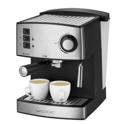 Kaffeemaschine Espresso Clatronic ES 3643 1,6L 15 bar mit Milchaufschäumer