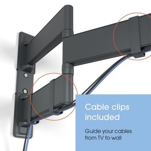Vogel's TVM 3843 Support mural pivotant/inclinable pour TV 55"-100" VESA 400x600 Max 55Kg