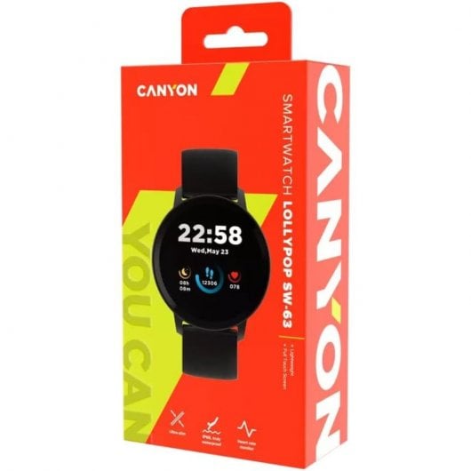 Montre connectée Canyon Lollypop noire