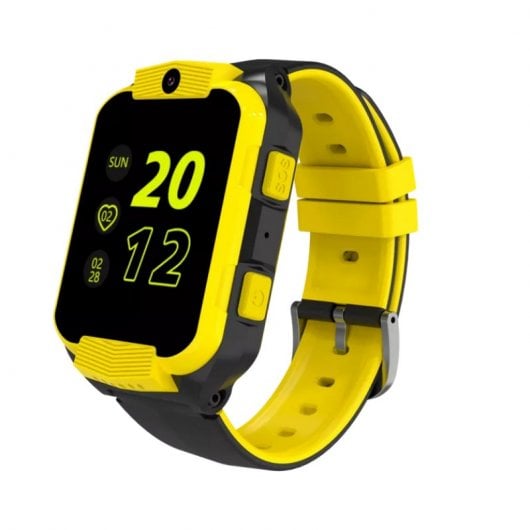 Orologio Smartwatch da bambino Canyon Cindy KW-41 4G Nero/Giallo