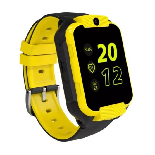 Orologio Smartwatch da bambino Canyon Cindy KW-41 4G Nero/Giallo