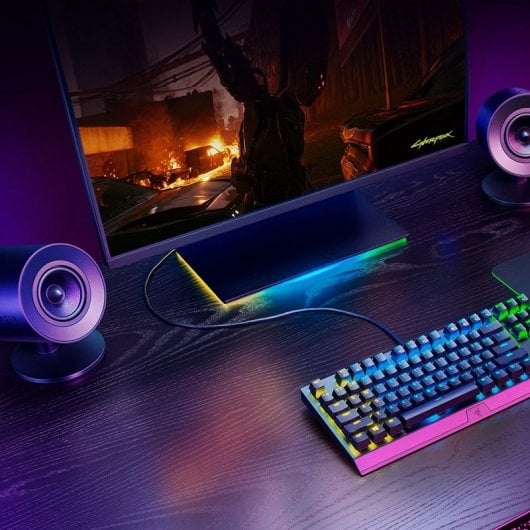 Razer Nommo V2 X Altifalantes Gaming 2.0 Alcance Completo Bluetooth/USB Pretos