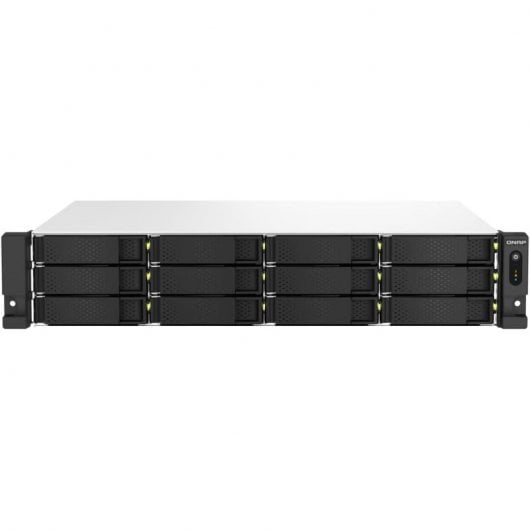 QNAP TS-1264U-RP-8G NAS 12 Bahías 2x2.5GbE Negro