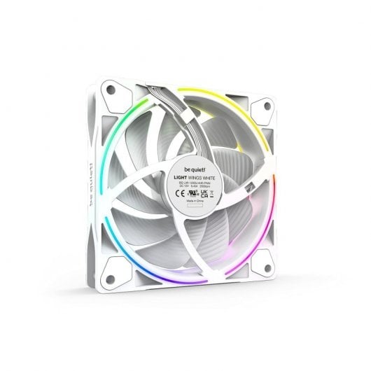 be quiet! Light Wings White | 120mm PWM high-speed Triple-Pack Case per computer Ventilatore 12 cm Bianco 3 pz