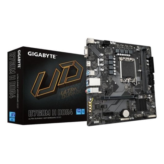Schede Madri Gigabyte B760M H DDR4 Intel B760 LGA1700 DDR4 Micro-ATX PCIe 4.0 GbE M.2