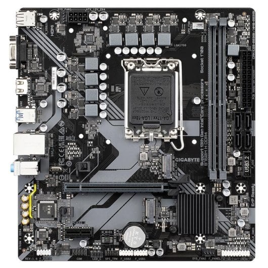 Schede Madri Gigabyte B760M H DDR4 Intel B760 LGA1700 DDR4 Micro-ATX PCIe 4.0 GbE M.2