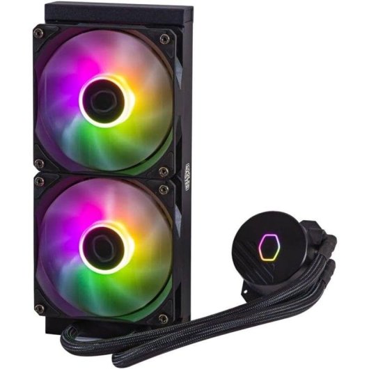 Refrigeração Líquida Cooler Master MasterLiquid 240L Core ARGB 240mm 2 Ventoinhas LED