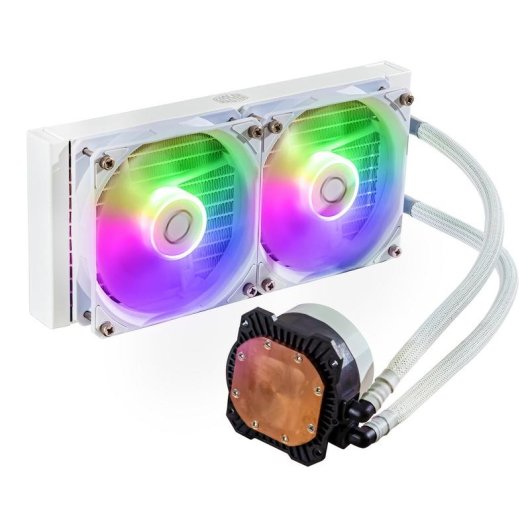 Cooler Master MasterLiquid 240L Core ARGB Kit de Refrigeración Líquida Blanco