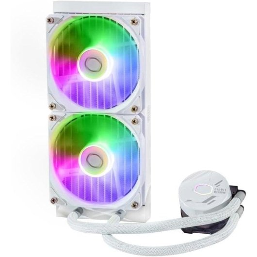 Cooler Master MasterLiquid 240L Core ARGB Kit de Refrigeración Líquida Blanco