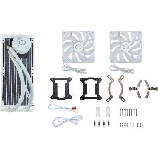 Cooler Master MasterLiquid 240L Core ARGB Kit de Refrigeración Líquida Blanco