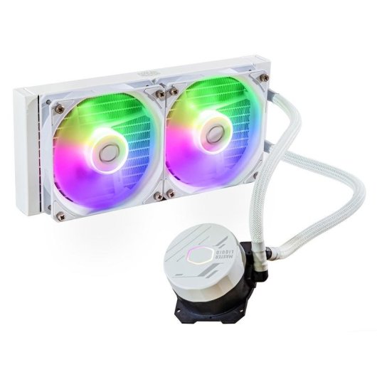 Cooler Master MasterLiquid 240L Core ARGB Kit de Refrigeración Líquida Blanco